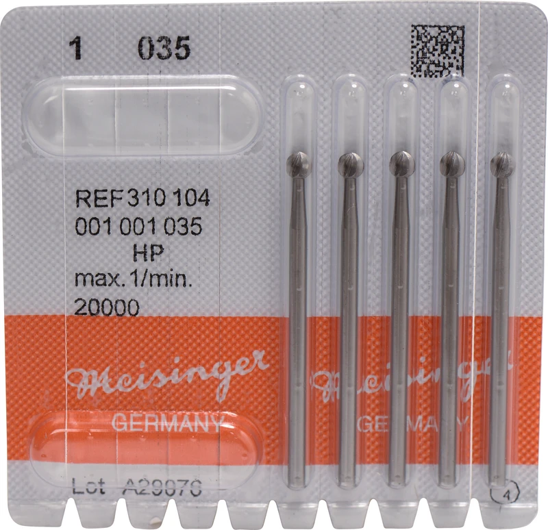 Stahlbohrer 1  Packung  10 Stück HP, Figur 001, ISO 035
