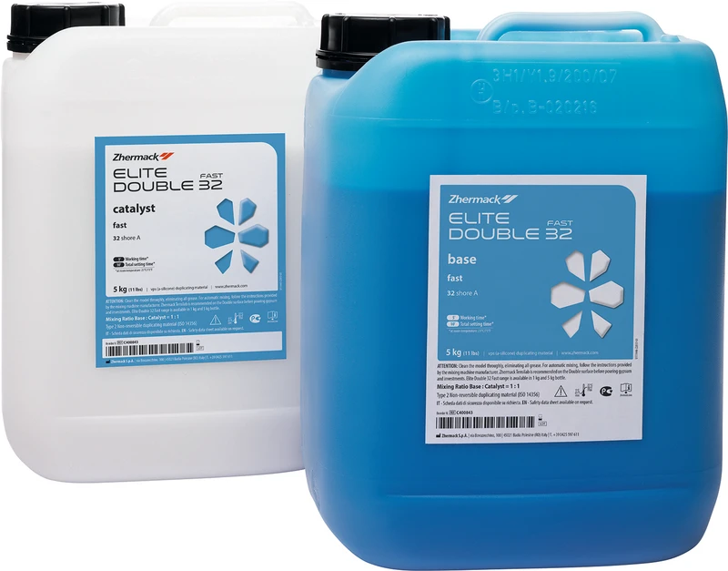 Elite Double 32   Karton  5 kg Kanister Base, 5 kg Kanister Katalysator, blau, schnellabbindend