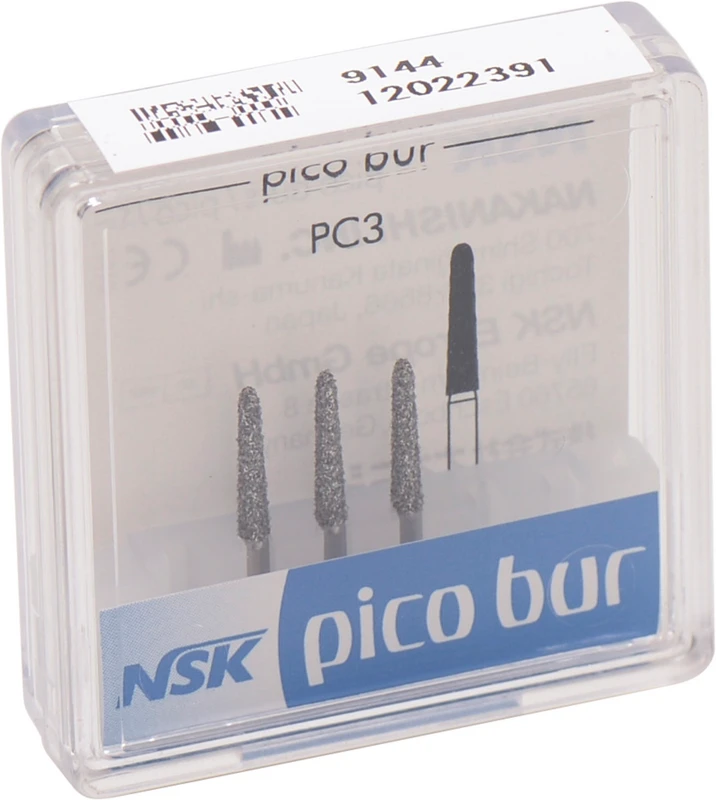 pico bur  Packung  3 Stück Typ PC3, 9 mm, Ø 1,8 mm
