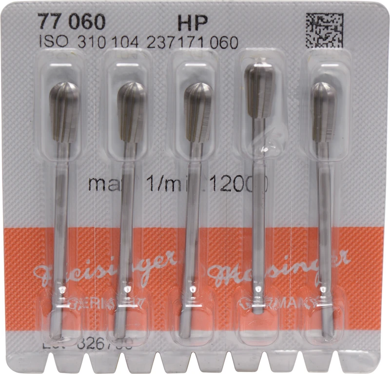 Stahlfräser 77  Packung  5 Fräser ISO 060, HP