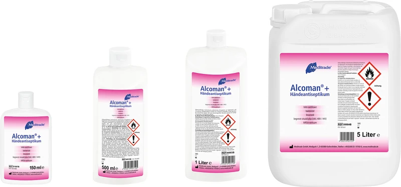 Alcoman®+ Händeantiseptikum  Flasche  500 ml