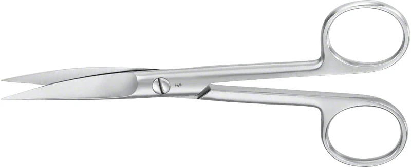 Chirurgische Scheren  Stück  145 mm, gebogen