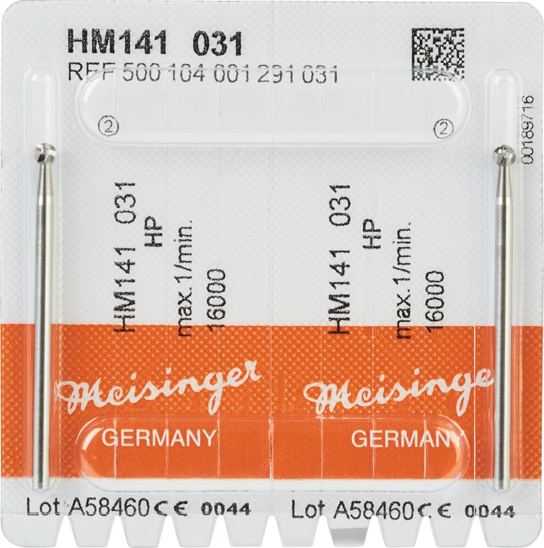 Chirurgie Fräser HM 141  Packung  2 Stück HP, Figur 001, ISO 031