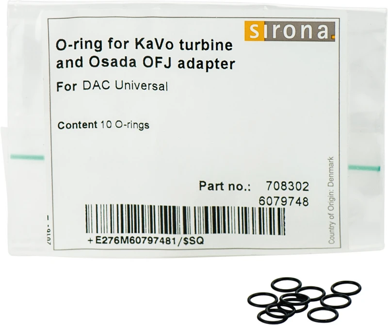 O-Ringe  Packung  10 O-Ringe für KaVo-Adapter groß