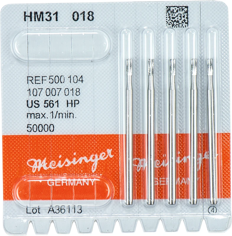 HM-Bohrer 31  Packung  5 Stück HP, Figur 107, 4,9 mm, ISO 018