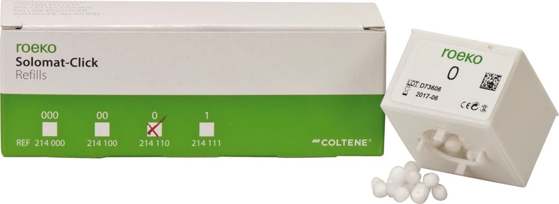 ROEKO Solomat-Click  Nachfüllpackung  3 Dosen Ø 4,8 mm, Größe 0