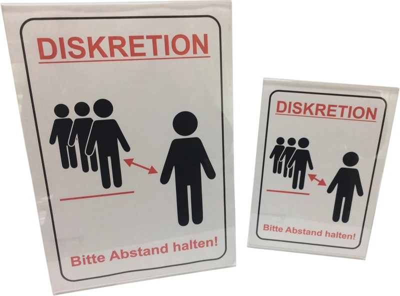 Tischaufsteller  Stück  A4 hoch