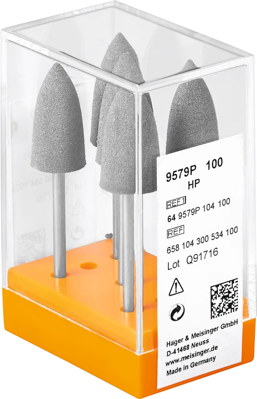 Kunststoffpolierer 9579  Packung  5 Stück grau, HP, Figur 300, 20 mm, ISO 100