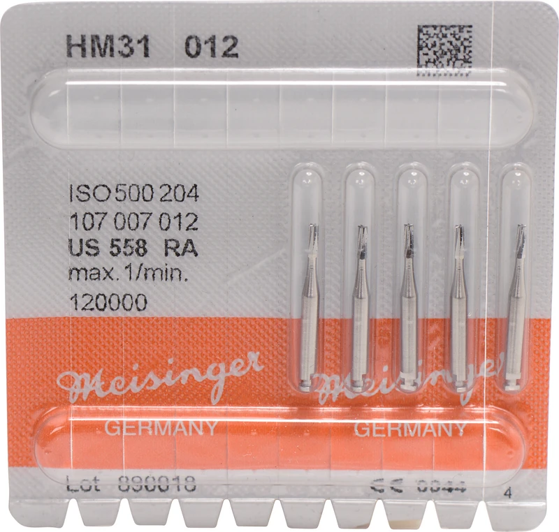HM-Bohrer 31  Packung  5 Stück RA, Figur 107, 4,1 mm, ISO 012