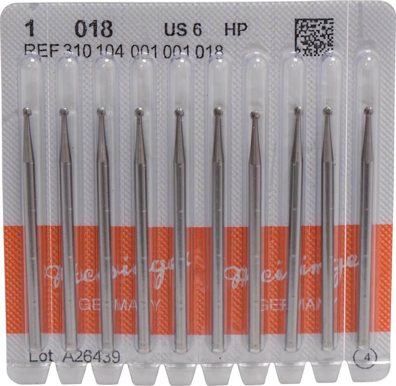Stahlbohrer 1  Packung  10 Stück HP, Figur 001, ISO 018
