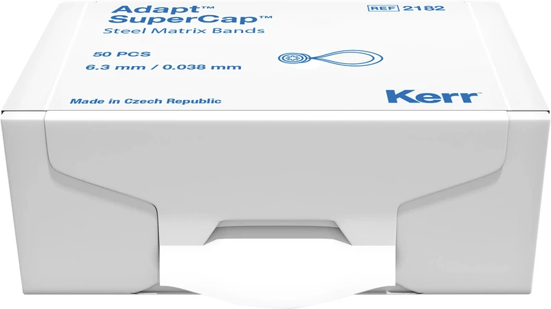 SuperMat®  Packung  50 Adapter Stahl Höhe 6,3 mm, 0,038 mm