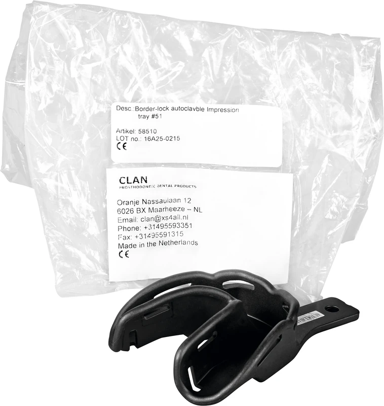 Abdrucklöffel Border  Stück  UK autoklavierbar, Nr. 51