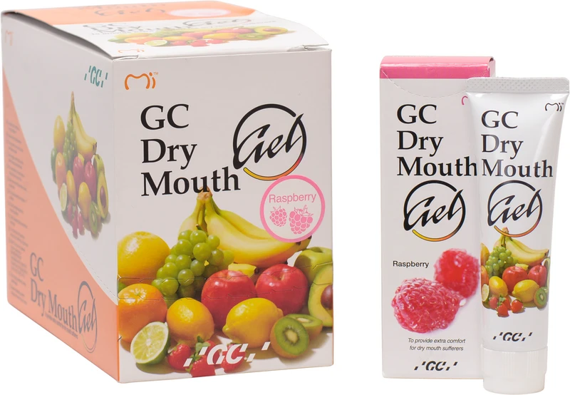 GC Dry Mouth Gel  Packung  10 x 40 g Himbeere
