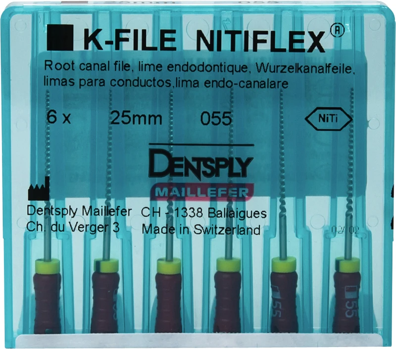 File NiTiflex  Packung  6 Stück 25 mm ISO 055