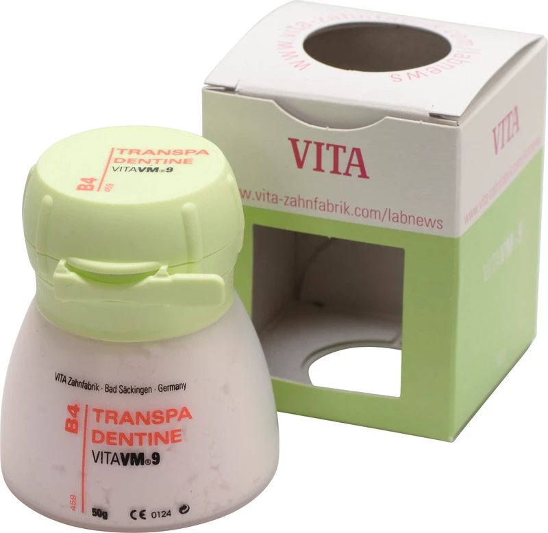 VITA VM® 9 classical A1-D4®  Dose  50 g Pulver transpa dentine B4