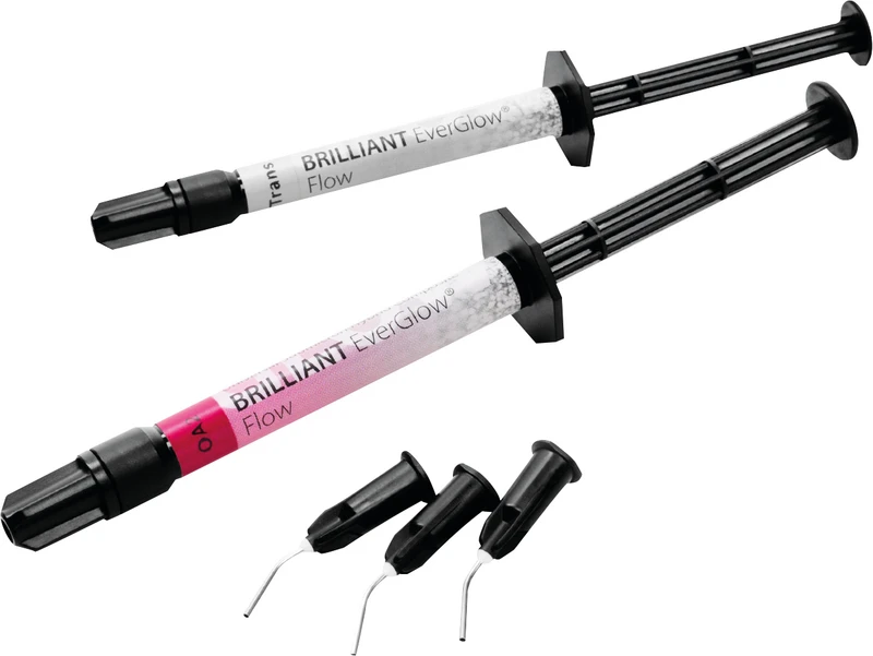 BRILLIANT EverGlow Flow  Packung  2 g Spritze A2\B2, Applikationsnadeln
