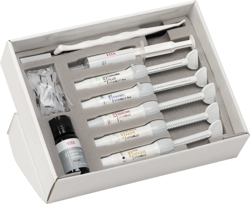 VITA VM® LC 3D-MASTER®   Combi Test Kit  2M2 Einfarben-Sortiment für die ersten Tests (DENTINE - paste \ ENAMEL & Zusatzmassen flow)