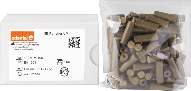 NE-Polierer  Packung  100 Stück unmontiert, Figur 114, 21 mm, ISO 070