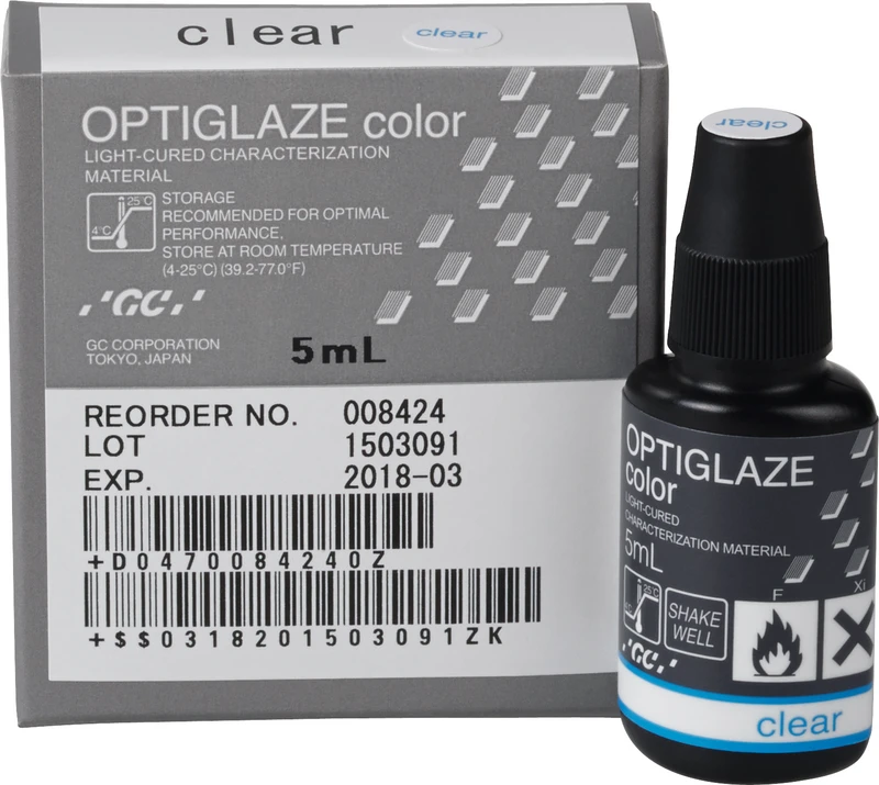 GC OPTIGLAZE® color  Flasche  5 ml transparent