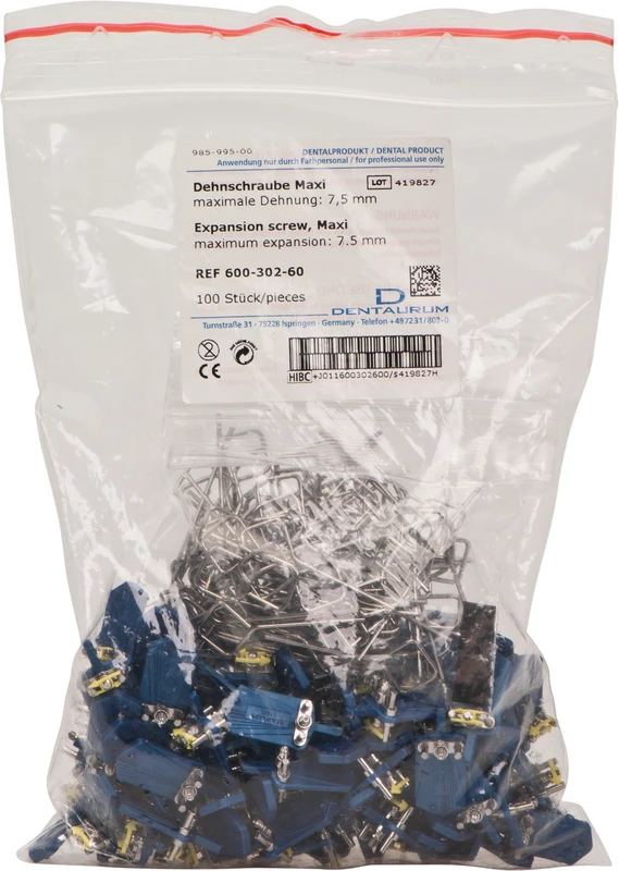 Dehnschrauben Edelstahl  Packung  100 Schrauben maxi