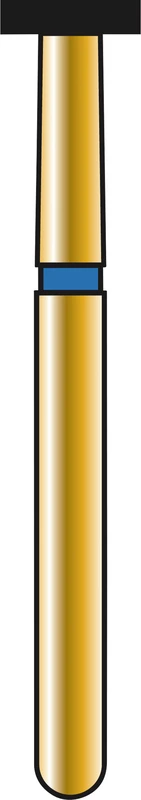 DIATECH Diamanten G828  Packung  5 Stück blau mittel (M), FG, Figur 048 Rad, 1 mm, ISO 030