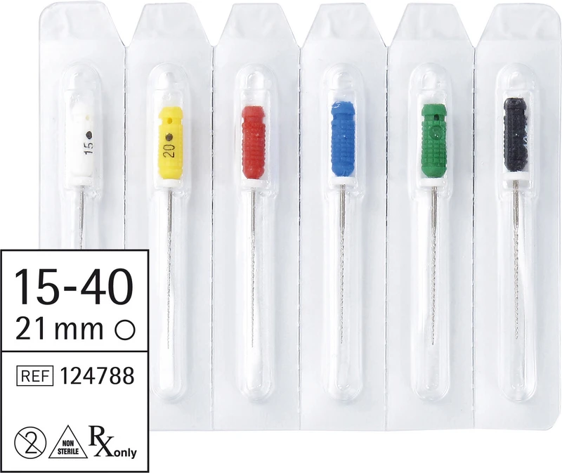 smart Hedstroemfeilen  Sortiment  6 Stück 21 mm ISO 015-040