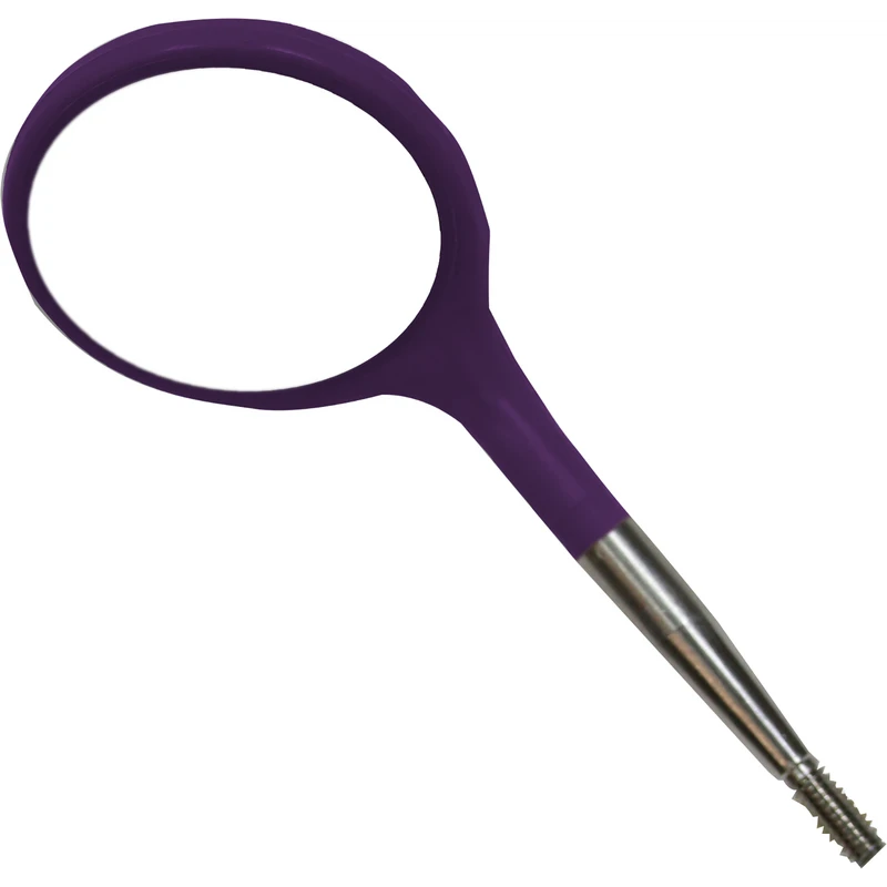 Crystal HD Mundspiegelansätze  Packung  12 Stück Größe 5, Ø 24 mm, pflaume