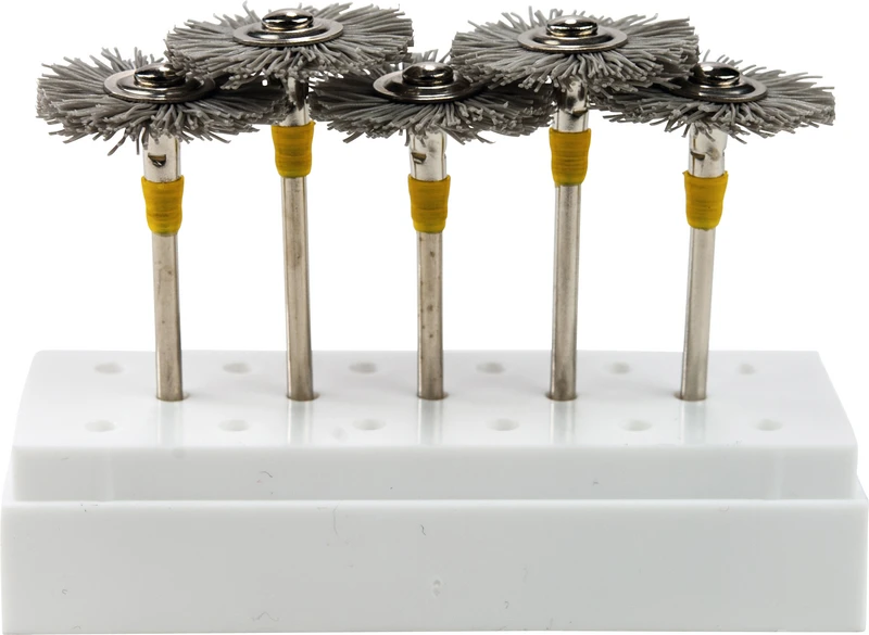 UPOFIX® Universal Polierer  Packung  5 Stück Nr. V, gelb superfein, HP, Figur 543, ISO 210