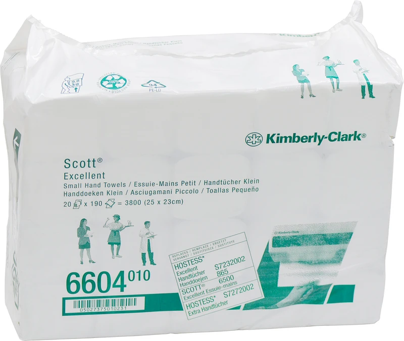 SCOTT® Handtücher  Karton  3.800 Tücher 24,7 x 23 cm, ZZ-Falz, Excellent