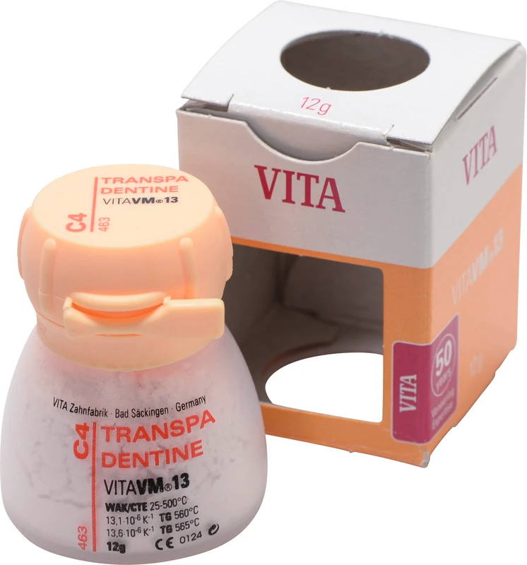 VITA VM® 13 classical A1-D4®  Packung  12 g Pulver transpa dentine C4