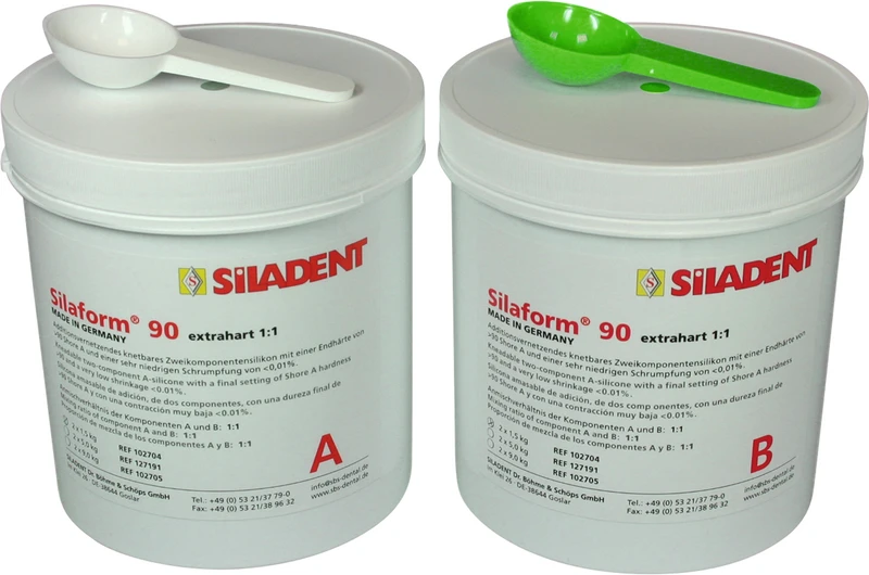 Silaform® 90  Eimer  2 x 5 kg Silikon extrahart