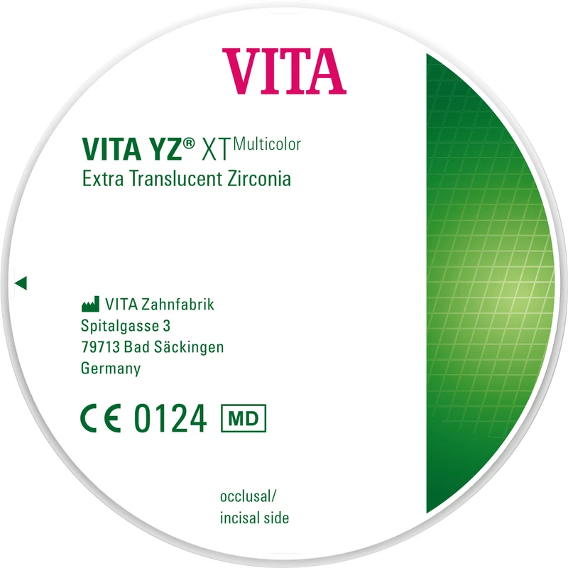 VITA YZ® XT Multicolor DISC VITA classical A1-D4®  Stück  Ø 98,4 mm, H14 mm, D2