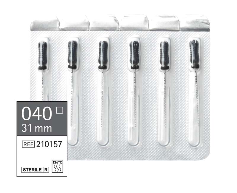 Omni K-Feilen steril  Packung  6 Stück steril, 31 mm, ISO 040