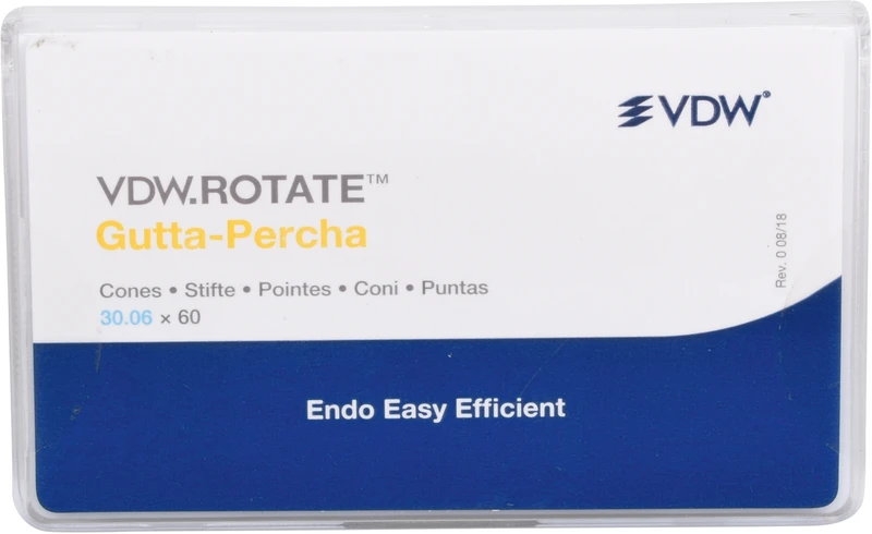 VDW.ROTATE Gutta-Percha  Packung  60 Stück Taper.06 ISO 030