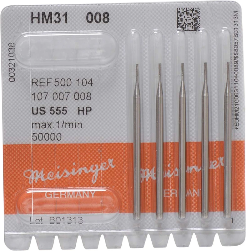 HM-Bohrer 31  Packung  5 Stück HP, Figur 107, 3,6 mm, ISO 008
