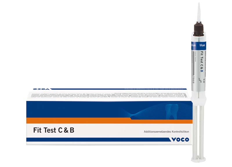 Fit Test C & B  Packung  5 ml QuickMix Spritze, Mischkanülen Typ 9