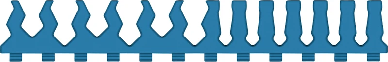 Silikonsteg für MELAstore® Tray   Packung  2 Stück für Tray Opthalmologie\100\50\33, blau