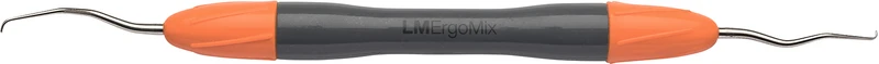 LM ErgoMix Mini Gracey für Implantate  Stück  Figur 11\12, Präm.\Molaren, orange, LM-ErgoMix-Griff