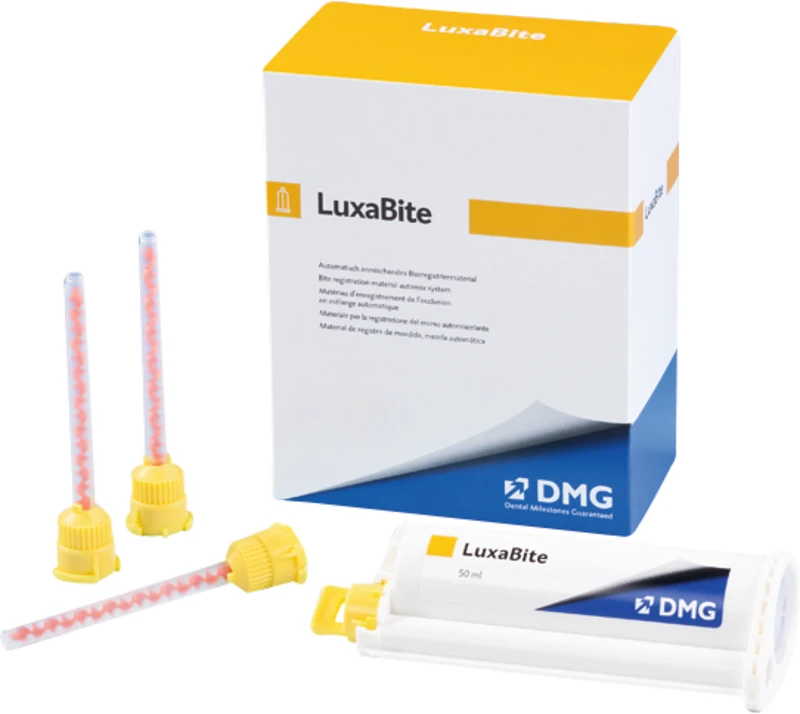 LuxaBite  Großpackung  5 x 50 ml Doppelkartusche, 75 Automix-Tips