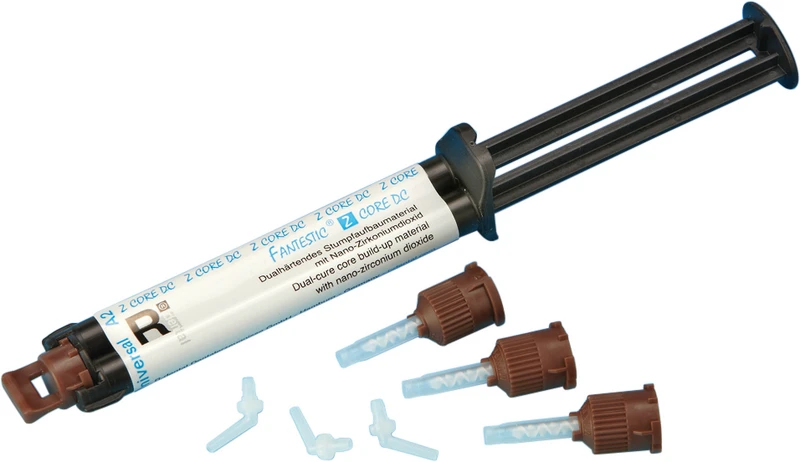 FANTESTIC® Z CORE DC  Packung  5 ml KwikkMix Doppelkammerspritze weiß, Zubehör