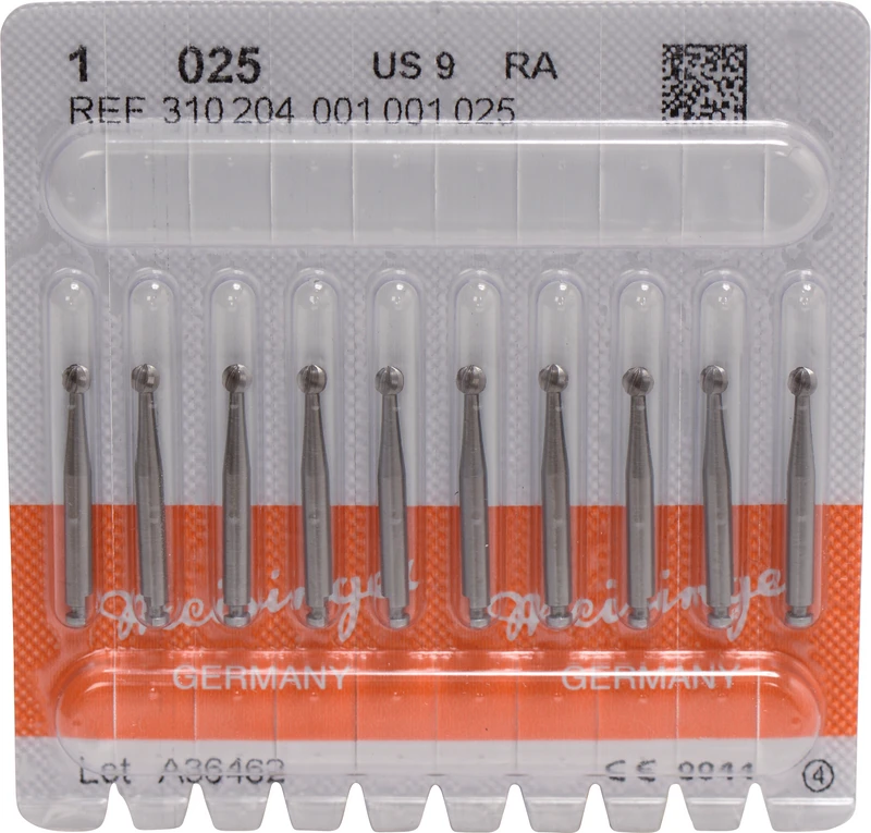 Stahlbohrer 1  Packung  10 Stück RA, Figur 001, ISO 025