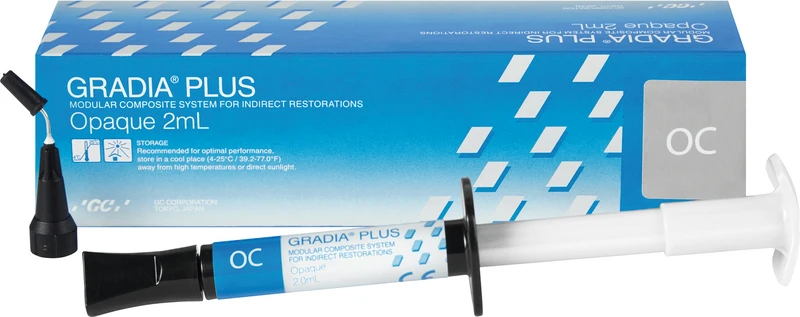 GC GRADIA® PLUS  Spritze  2 ml Paste Opaker OC