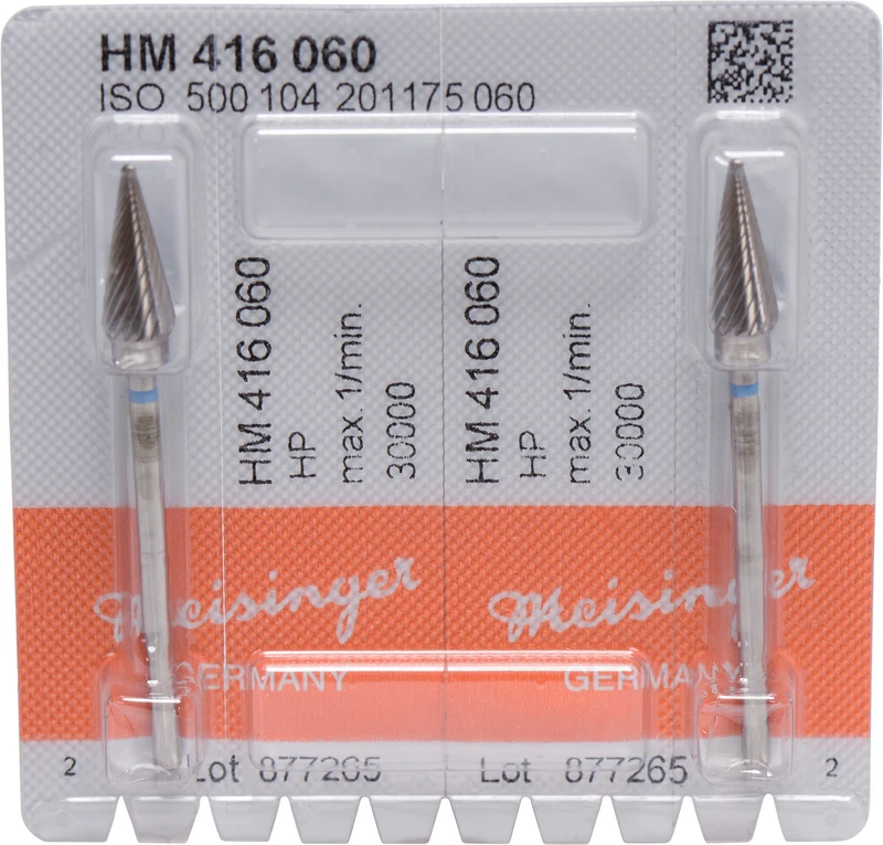 HM-Fräser S  Packung  2 Stück blau standard, HP, Figur 201, 14,7 mm, ISO 060