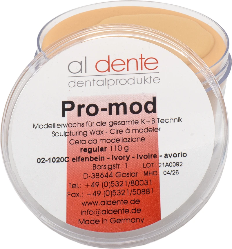 Modellierwachs  Dose  110 g elfenbein