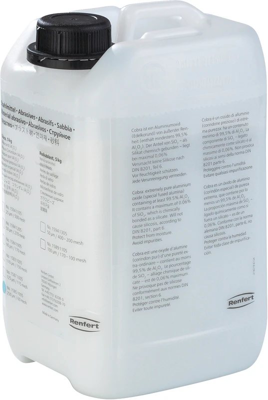 Cobra Aluoxid  Eimer  5 kg, 110 µm