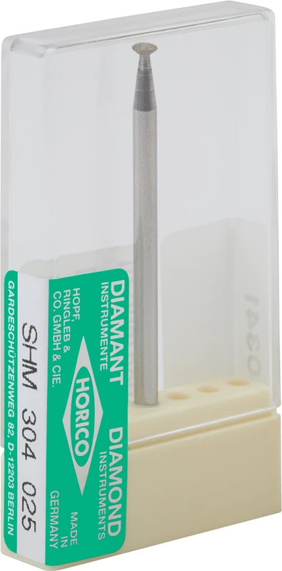 Sinterdiamantschleifer 304  Stück  SHM, Figur 304, 0,9 mm, ISO 025