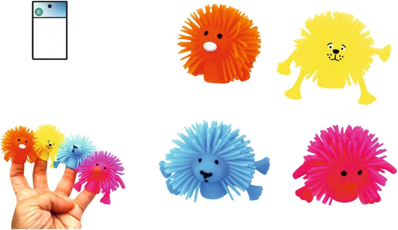 Fingerpuppen Tiere  Packung  24 Stück