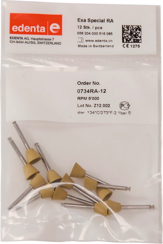 Exa Special  Packung  12 Stück gelb, RA, Figur 030, 7 mm, ISO 085