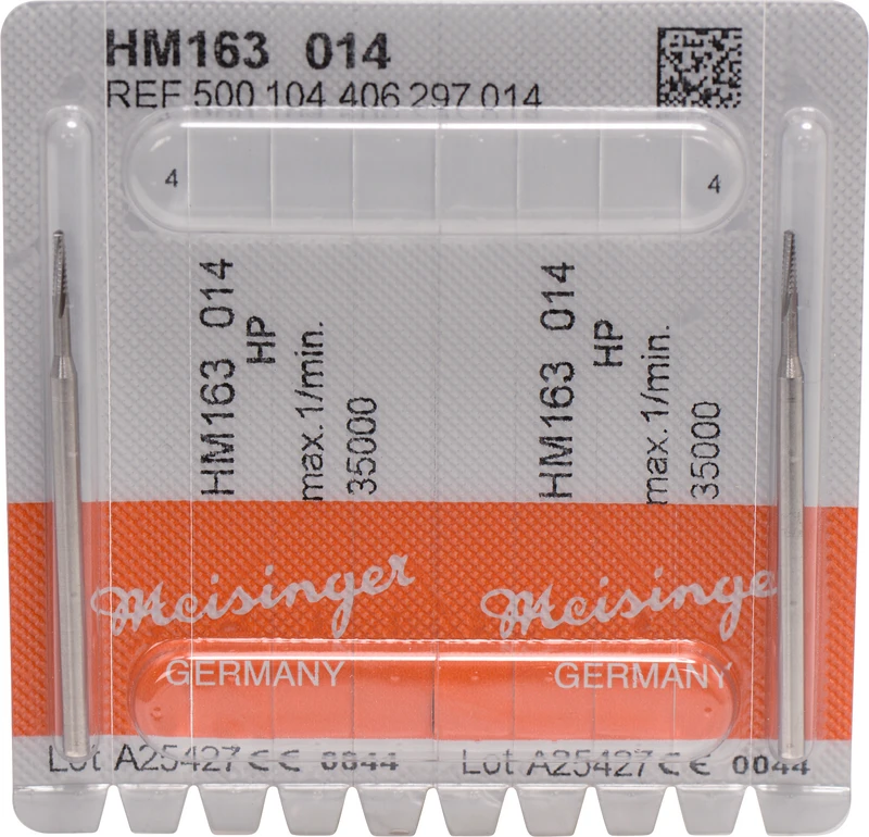 Chirurgie Fräser HM 163  Packung  2 Stück HP, Figur 406, 5 mm, ISO 014