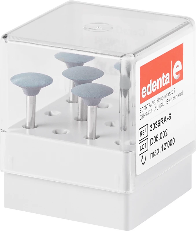 CeraGloss  Packung  6 Stück blau, RA, Figur 304, 4,7 mm, ISO 100